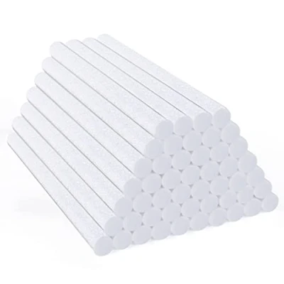 Immagine di Bigxin 50 Pezzo Bastoncini in Cotone per Filtro dell’Umidificatore Ricarica Spugna Tamponi Umidificatore di Ricambio Casa, Ufficio, Camera da Letto, Lunghezza 10cm, Diametro 0.7cm