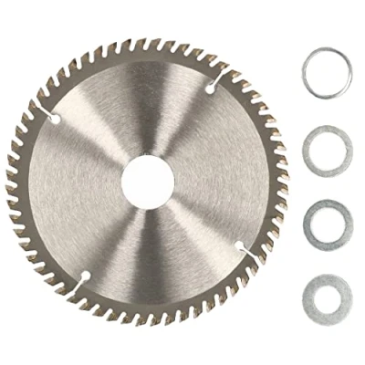 Immagine di Kotarbau® Lama per sega in metallo duro taglio del legno, a 60 denti, con diametro da 160 mm + anelli riduttori