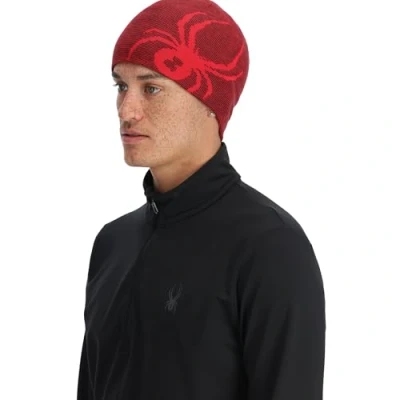 Immagine di Spyder Innsbruck Reversibile Cappello, Uomo, Rosso, Taglia Unica