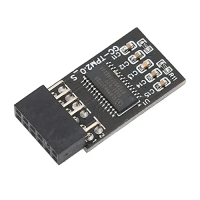 Immagine di cigemay Modulo di Sicurezza Crittografia TPM 2.0, Interfaccia LPC a 12 Pin Scheda Remota SPI Alta Sicurezza, Prestazioni Stabili, per