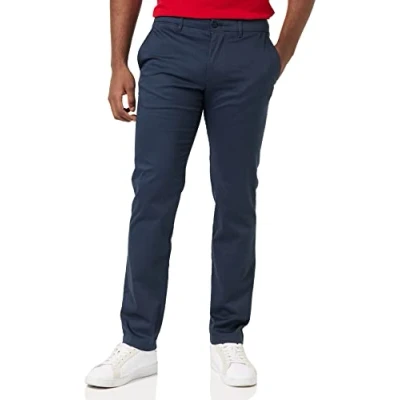 Immagine di Tommy Hilfiger Pantaloni Uomo Denton Printed Structure Chino, Blu (Desert Sky), 30W / 32L