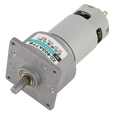 Immagine di DC12V / 24V 35W Mini Motoriduttore DC, Motore a Coppia Grande Regolabile In Velocità Metallo CW/CCW