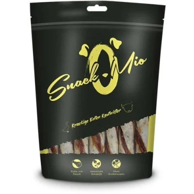 Immagine di SnackOMio Snack premium da masticare per cani Chew twisters di anatra croccanti, 200g, confezione 1 (1 x 200g)