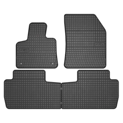 Immagine di FROGUM 401624 Set tappetino Gomma anteriore e posteriore 4 nero Su misura PEUGEOT: 5008 II