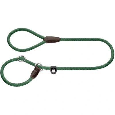 Immagine di HUNTER Retriever Guinzaglio per cani Freestyle, colore: verde scuro, collo integrato, regolabile in modo continuo, resistente alle intemperie, facile da pulire, maneggevole, robusto con punte