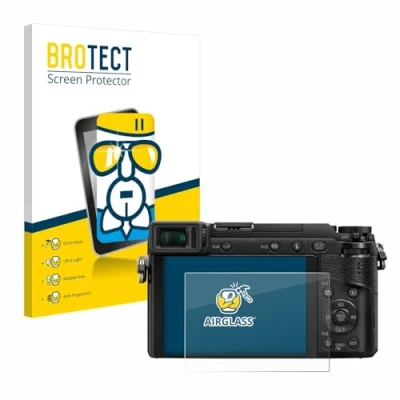 Immagine di brotect Pellicola Protettiva Vetro per Panasonic Lumix DMC GX80 Protezione Schermo [Durezza Estrema 9H, Chiaro]