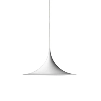 Immagine di Gubi Lampada a sospensione Semi, Ø 47 cm, bianco
