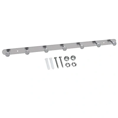 Immagine di INTIRILIFE Appendiabiti in Acciaio Inox Modell A 7 Gancio da Parete attaccapanni Muro 5 Diversi Modelli