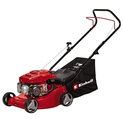 Immagine di Einhell GC PM 40/2 Benzina o Miscela Tagliaerba Impugnatura morbida, manico regolabile in altezza ripiegabile, con regolazione dellaltezza di taglio 2000 W