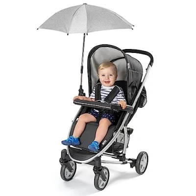 Immagine di reer ShineSafe Ombrellone universale girevole e inclinabile, colore: Grigio