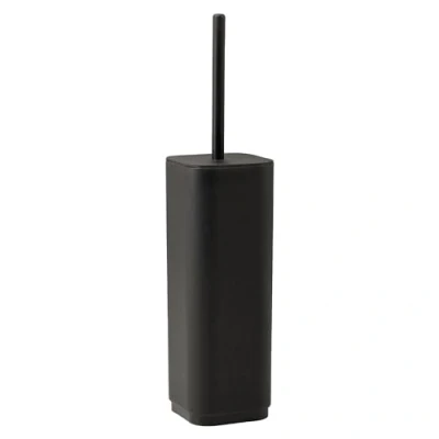 Immagine di GEDY Scopino WC Seventy Ekoplà, Scopettino Bagno Realizzato con Materiale Riciclato, Colore Nero Matt, 9x9x38,8cm, Made in Italy