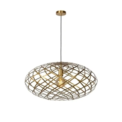 Immagine di Lucide Lampada sospensione Wolfram, ovale, 65 cm, oro