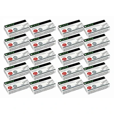 Immagine di Leitz Power Performance P2 graffette zincate n. 10 Scatola da 1.000 (20x, 10)