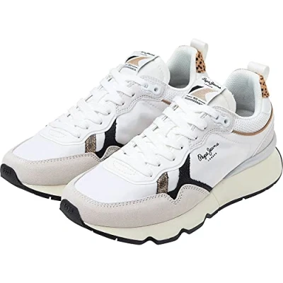 Immagine di Pepe Jeans Brit Pro Bass W, Scarpa da ginnastica Donna, Bianco, 38 EU