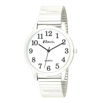 Immagine di Ravel Orologio al Quarzo da donna moderno e minimale per tutti i giorni Analogico R0232.01.2 Bracciale Espansore in Acciaio Inossidabile