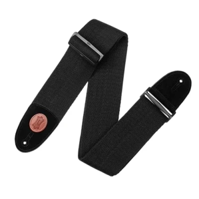 Immagine di Levy&#039;s MSSC4 BLK Tracolla Per Chitarra 3&quot; Heavyweight Cotton Strap Black