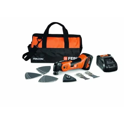 Immagine di Fein AMM 700 MAX 71293665000 Utensile multifunzione a batteria incl. ricaricabile, caricabatterie, accessori 18 V 4 Ah