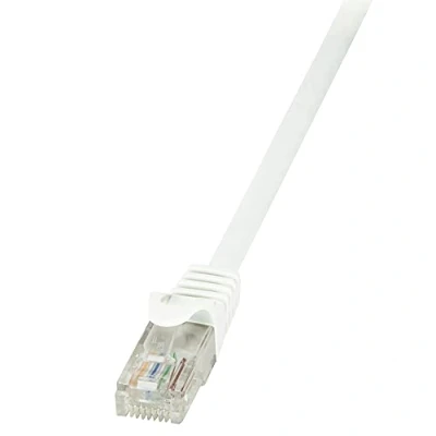 Immagine di LogiLink CP2081U RJ45 cavo di rete, patch CAT 6 U/UTP 7.50 m Bianco con protezione 1 pz.
