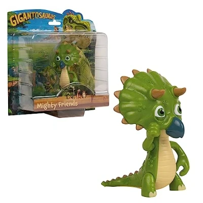 Immagine di Gigantosaurus, Dinosauro, Personaggio di 12 cm, Statuetta articolata, Tiny, Giocattolo per bambini dai 3 anni in su, GIOCHI PREZIOSI, GGN02B