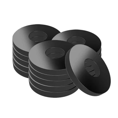 Immagine di Offgridtec Rondella nera in acciaio inox V2A DIN304 M4 x 12 mm, 200 pezzi.
