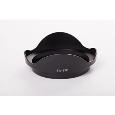 Immagine di vhbw paraluce compatibile con Canon EF 17 40mm f/4.0 L USM, S 10 22mm f/3.5 4.5 USM nero, plastica, tulipano