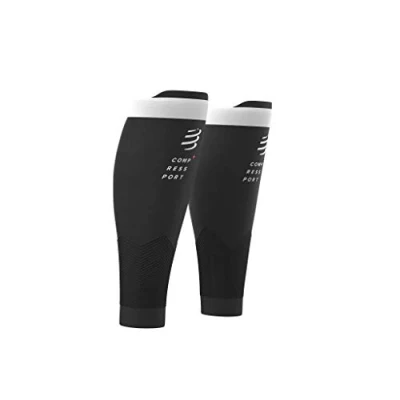 Immagine di Compressport R2v2, Gambaletti di Compressione per Polpacci Unisex Adult, Nero, T1