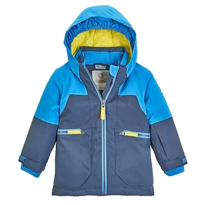 Immagine di first instinct by killtec bambini Giacca da sci/giacca funzionale con cappuccio e ghetta antineve FISW 46 MNS SKI JCKT, royal, 86, 39987 000