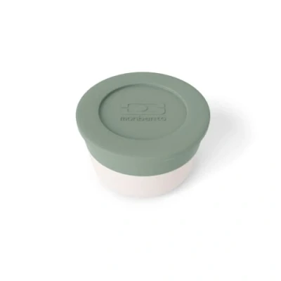 Immagine di monbento Contenitore Salse MB Temple M Natural Recipiente Ermetico Per e Condimenti Ufficio/Scuola/Meal Prep Sauce Cup Compatibile con Le Lunch Box Original &amp; Square Verde