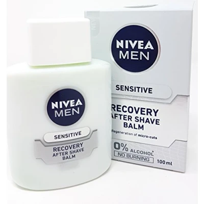Immagine di NIVEA, Dopobarba, Balsamo dopobarba rinfrescante (Recovery After Shave Balm) Sensitive e (Balsamo, 100 ml)