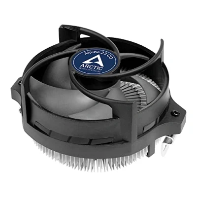 Immagine di ARCTIC Alpine 23 CO Dissipatore per CPU Operazioni Continue, Compatibilità con AMD AM5 e AM4, Cuscinetto Doppia Sfer Nero