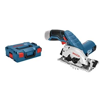 Immagine di Bosch Professional GKS 12V 26 + L Boxx Clic&amp;go Sega circolare a batteria Profondità di taglio max. (90 ) 26.5 mm incl. valigia, senza 12 V