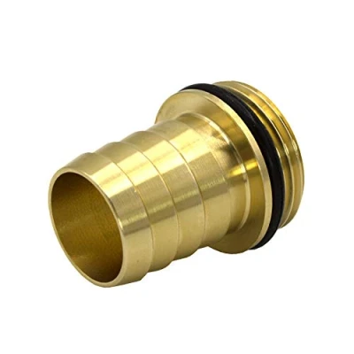 Immagine di Variosan Beccuccio per tubo flessibile 14214, 3/4&quot; AG x 3/4&quot;, in ottone, O Ring