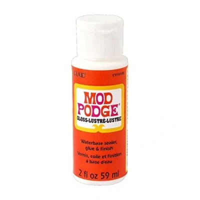 Immagine di Mod Podge Gloss Water Base sigillante/Colla e Finitura, Bianco, 56,7 Gram, Materiale Sintetico, White, 3.4 x 10 cm