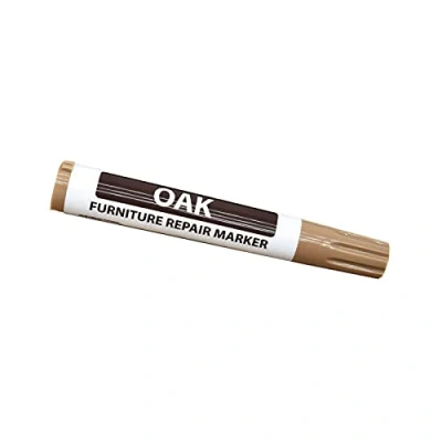 Immagine di Fiacvrs Pennarelli per riparazioni in legno, penna ritocchi, kit di riparazione graffio, ritocco mobili, a colori complementare (quercia)