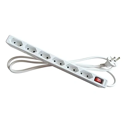 Immagine di AS Schwabe 11314 Multipresa con interruttore Bianco CEE 7/17 1 pz.