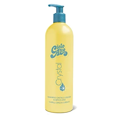 Immagine di Cielo Alto Shampoo Cristalli Liquidi Ai Semi Di Lino 3 Confezioni da 500 ml Totale: 1500