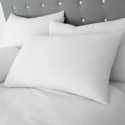 Immagine di Catherine Lansfield Coppia di federe standard in cotone spazzolato, colore: bianco