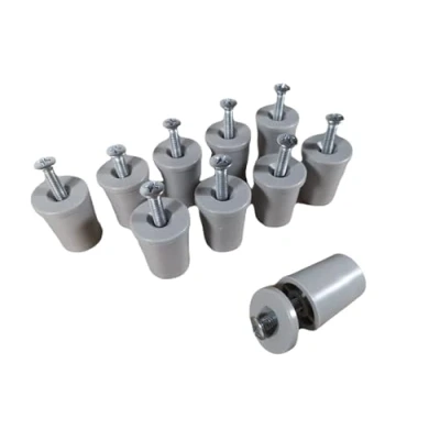 Immagine di Rolatec Fermo per tapparelle, lunghezza 28 mm, 10 pezzi, colore: Grigio