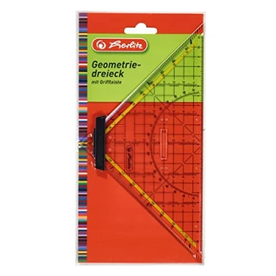 Immagine di Herlitz Triangolo geometrico grande con manico, 1 pezzo in confezione trasparente