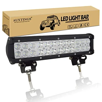 Immagine di AUXTINGS 30 cm 72W faro di sicurezza a fascio stretto e ampio LED, lungo per fuoristrada, camion, SUV, 4WD, fendinebbia