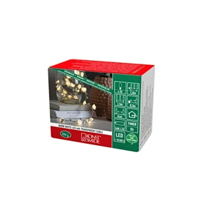 Immagine di Konstsmide Catena Luminosa Decorativa a LED, Argento