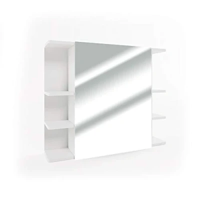 Immagine di Vicco Specchio contenitore bagno Fynn, Bianco, 80 x 64 cm