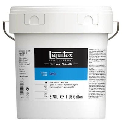 Immagine di Liquitex Professional Gesso Trasparente, per Preparazione Superfici la Pittura, 3.78 L (Confezione da 1)
