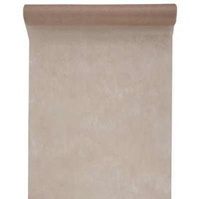 Immagine di Runner da tavola in tessuto non tessuto, tortora, 30 cm x 10 m, decorativo per festeggiare, 2810