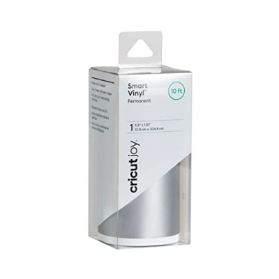 Immagine di Cricut Joy™ Smart Vinyl Permanent Pellicola Larghezza di taglio 13.9 cm Argento