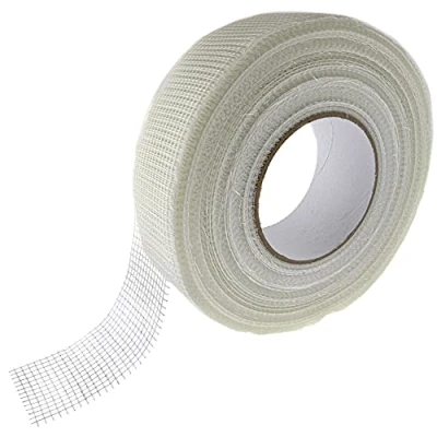 Immagine di SeKi Nastro adesivo in fibra di vetro, 48 mm x 90 m, per fessure e fori; tessuto armatura, fughe a secco, bianco