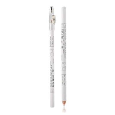 Immagine di Moi Profesional Matita bianca per l&#039;eyeliner o segnare la pelle, uso professionale, Laser 00·White Pure, lunghezza con temperamatite, 1 unità, 100 g