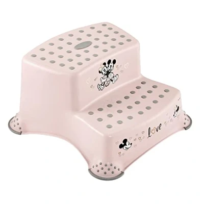 Immagine di keeeper Scaletta a Due Gradini &quot;Minnie&quot;, Da 3 14 Anni circa, Funzione Antiscivolo, Igor, Nordic Pink (Rosa)