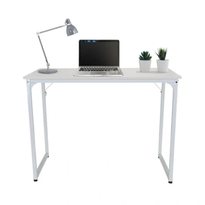 Immagine di HJH Office 821000 Scrivania 100x50 cm WORKSPACE I Bianco per computer PC fino a 200 kg, robusta e facile da pulire