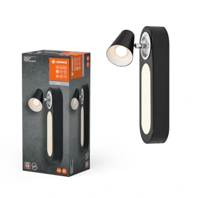 Immagine di LEDVANCE Applique a LED Neptune, 1 faretto, interruttore, nero